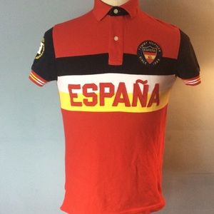 Mens Tommy Hilfiger Espana Polo